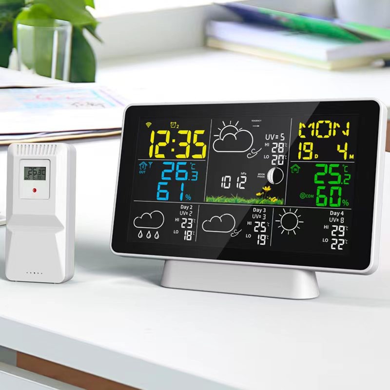 WIFI Weather Station Wireless Indoor Outdoor Hygrometer Thermometer Temperature Humidity