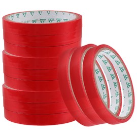 SEWACC 12 Piezas cintas de máquina selladora cintas para sellar bolsas de embalaje envasado de alimentos portátil bolso Máquina de encuadernación cinta adhesiva fornido bopp