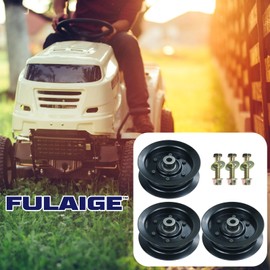 3 Pack 106-2175 Idler Pulley Replaces Toro 132-9420 Flat Idler Pulley, Toro 106-2175, 132-9420 for Toro Timecutter MX5060, SS5060, SS5000, SS4235, SS4225 Z5000 Riding Mowers
