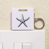 'Single Starfish' Keyring Tape Measure/Spirit Level Tool (KM00041819)
