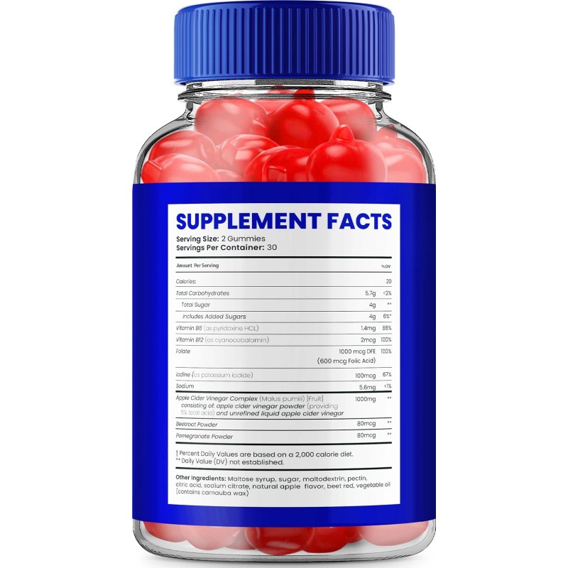 Health Rise (1 Pack) Health Rise ACV Gummies Supplement –