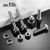5/16-18 x 4" Hex Head Screw Bolt, Nuts, Flat &