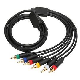 Cocoarm RGB RGBS Composite Cable RGB Components Video Cable RGBS AV Cable High Flexibility Soft Touch with 4 BNC Heads for N64 SFC