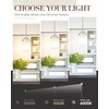 TENGXIN Modern Pendant Light for Kitchen Island, Brushed Nickel Hanging