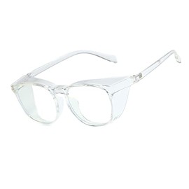Safety Glasses for Men Women Nurses Anti Fog Stylish Fashion Comfortable Goggles with Side Shields Eye Protection for Adult