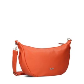 Zwei Mademoiselle.M M70 Women's Moon Bag 4 Litre Trendy Bag in Crescent Shape Versatile as Bum Bag Crossbody Bag Evening Bag Shoulder Bag, Papaya