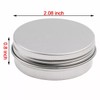 Luhaomisky 6 PCS Silver Tin Cans 0.5 Ounce15ml Aluminum Refillable