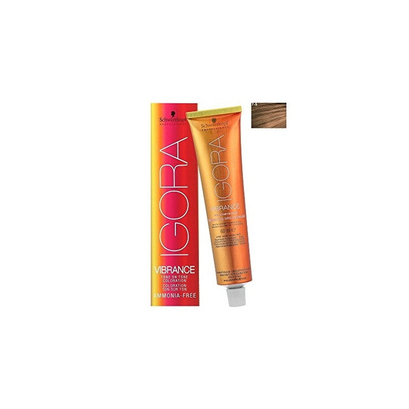 Schwarzkopf Igora Vibrance 7-5 Medium Blonde Gold Tube 60 ml