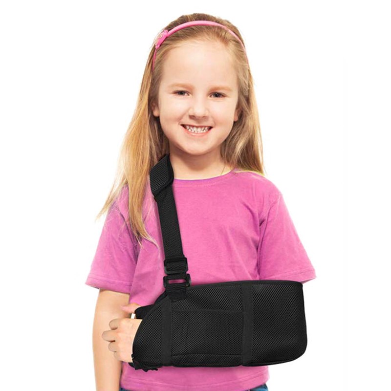 Kids Arm Sling for Shoulder Injury, Breathable Mesh Rotator Cuff