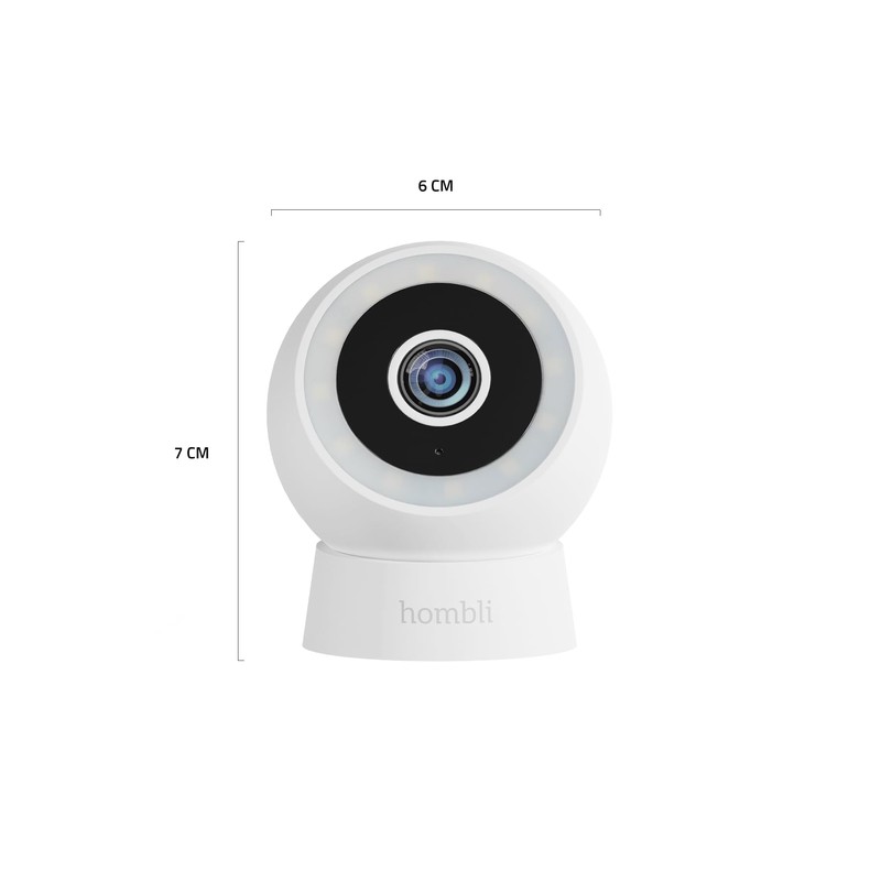 Hombli 2K QHD Smart Compact Outdoor Surveillance Camera, 130° Angle