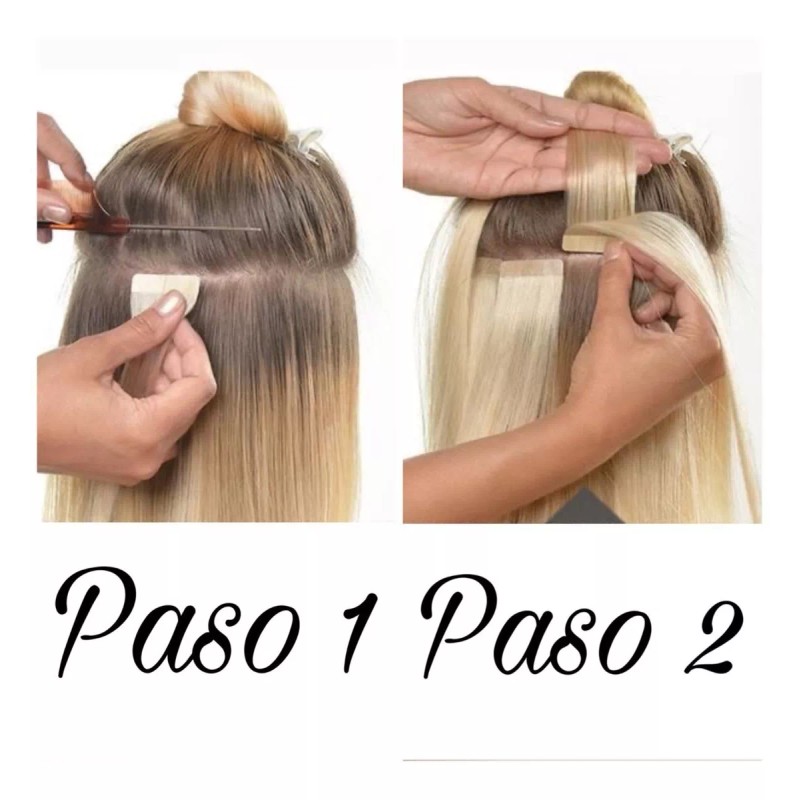 Irresistible Hair Couture Extensiones Tape Cabello 100% Natural Calidad Prem