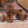 Changor Wooden Bobbins for Crafts, Large Thread, 13 x 8