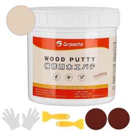 Wood Putty Filler, Pinewood Wood Filler Putty, 18 Ounce Wood Filler Paintable, Stainable, Sandable, Wood Furniture Repair Kit, Quickly Repair Holes, Cracks,Chips And Scorched Areas Of Wooden Furniture