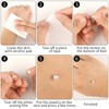 viallolipa 36Pcs Fake Belly Piercing, Fake Nose Piercing Studs Eyebrow