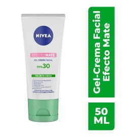 Crema Facial Hidratante Nivea Efecto Mate Con Fps 30 50 Ml Tipo de piel Mixta a grasa