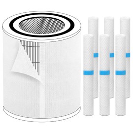HSIAMEN Pre-Filter Compatible with Levoit Core 400s Filter, 400S-P, Fit Part# 400S-RF # LRF-C401S-WUS, 6-Pack