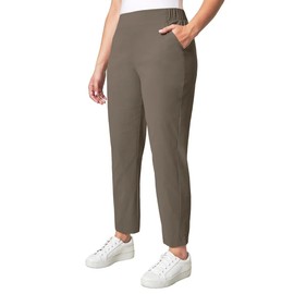 Modern Ambition Ladies Travel Pant (US, Alpha, X-Large, Regular, Regular, Brown)