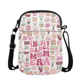 JTOUK Dance Mom Crossbody Bag Dancing Mom Dance Crew Ballett Liebhaber Geschenk Tanzaufführungsgeschenk, Dance Mom Cr EU, 5.91 Inches ×8.27 Inches