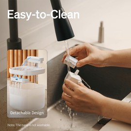 Cat Water Fountain 3L,Automatic Pet Fountain with 3 Flow Modes & Filtration System,PP+ABS Indoor Water Dispenser,Prevent Dry Burning for Cats