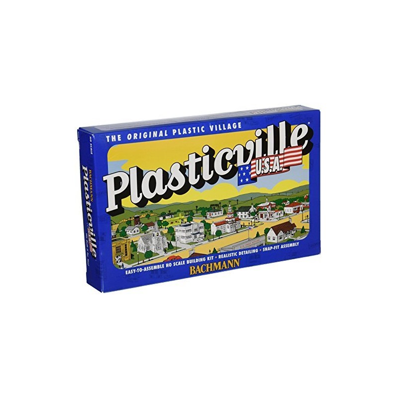 Bachmann 45213 HO-Scale Plasticville Split Level House Snap Kit
