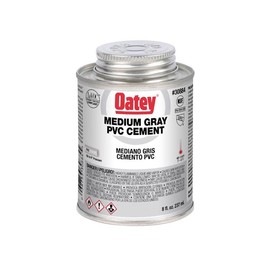 Oatey Gray Cement For PVC 16 oz.