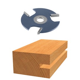 BOSCH 85530M 5/32 In. Carbide Tipped 3-Wing Slotting Cutter Bit