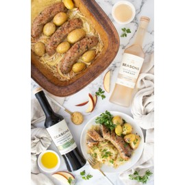 Seasons Seasons EVOO Rosemary Infused Olive Oil C Earthy & Herbaceous, Perfect for Roasting, Grilling, and Homemade Focaccia (375ml)