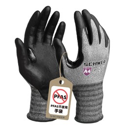 Schwer AIR-SKN AR5918 Ultra Lightweight Ultra-thin Level D Cut Resistant Gloves for Work, Disaster Prevention, Abrasion Resistant, Tear Resistant, Work Gloves, Anti-Slip, Disaster, Factory, DIY