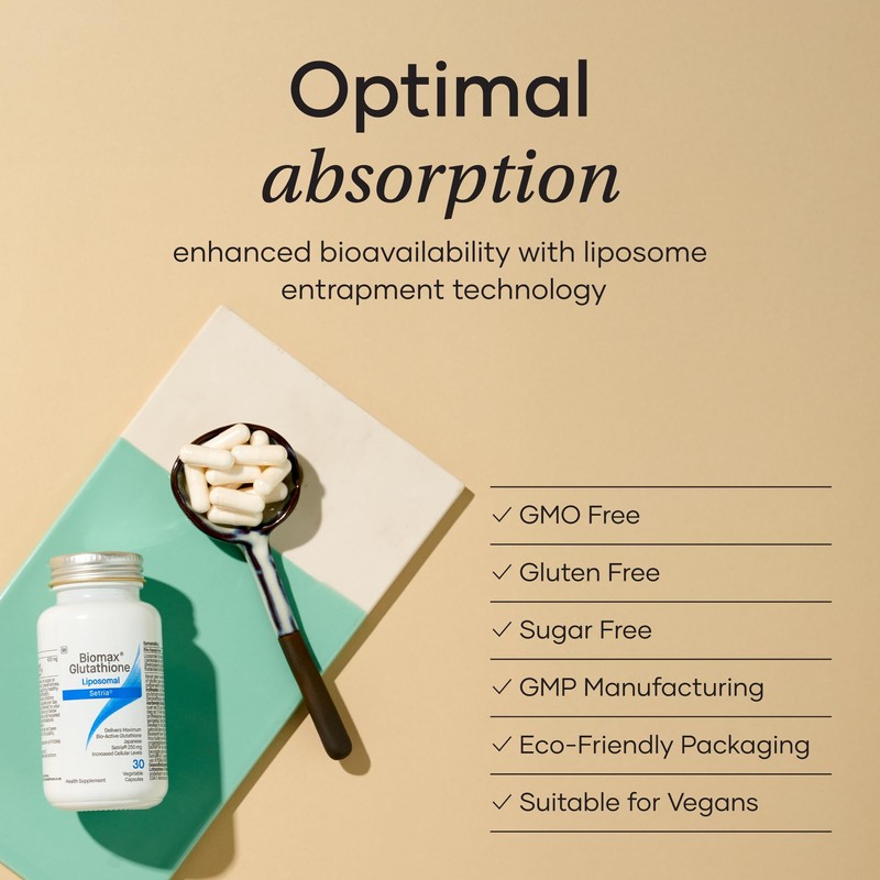 Glutathione Liposomal – Advanced Antioxidant Supplement with Setria for Cellular