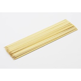 Barbecue Skewers, Bamboo Skewers, 0.1 x 11.8 inches (3 x 300 mm), 11.8 inches (30 cm), Pack of 50, Yakitori, Grilled Skewers, Outdoor Use