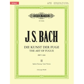 Bach: The Art of Fugue BWV 1080 Vol.2 (Piano Solo) (EP8586B): Later Version (Edition Peters, 2)