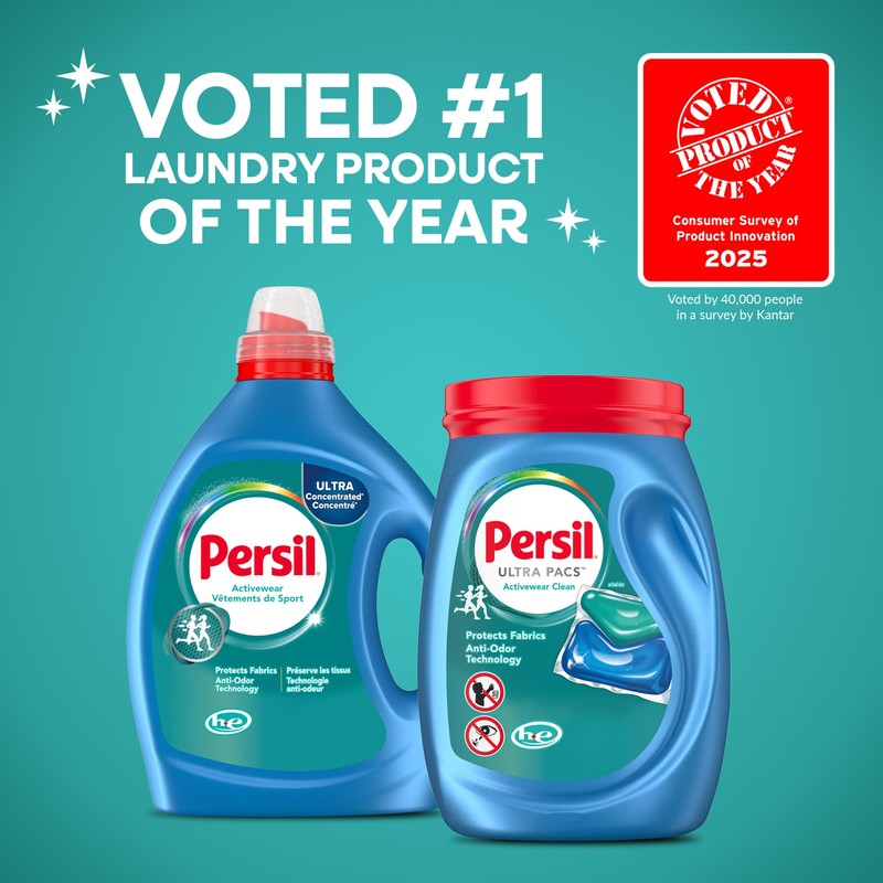 Persil Activewear Clean, Liquid Laundry Detergent, High Efficiency (HE), Deep