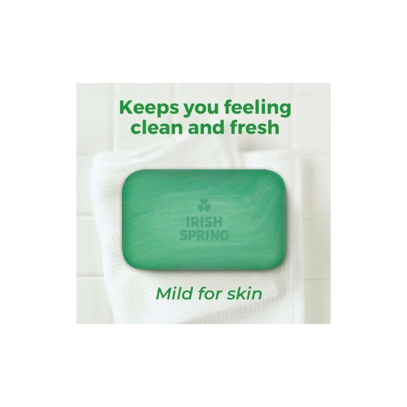 Irish Spring Aloe Bar Soap 3.75 Oz-pack of 20 Bars