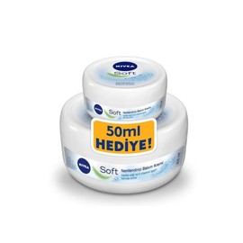 Nivea Soft Nemlendirici Bakım Kremi 300 ml+50 ml Hediye