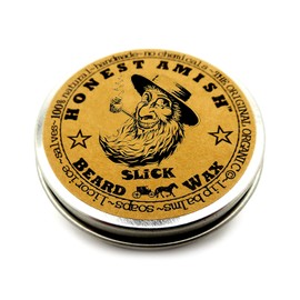 Honest Amish Slick Beard Wax - All Natural and Organic - 2 ounce