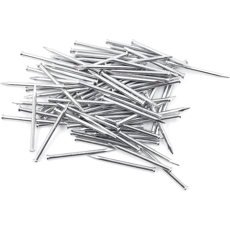 Design61 100 x Steel Nails Skirting Board Pins Nail 1.4