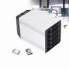 Hard Drive Enclosure Internal 5 Hot Swap Bay Mobile Rack