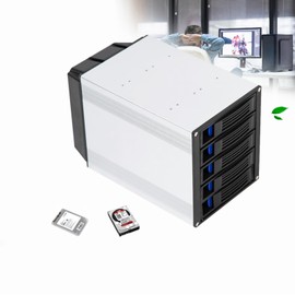 Hard Drive Enclosure Internal 5 Hot Swap Bay Mobile Rack for 5 x SATA 3.5" HDD