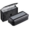 OSK BL-37DE Lunch Box with Cooler Case, Black