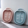 Foldable foot bath tub, gap storage, home foot massager pink