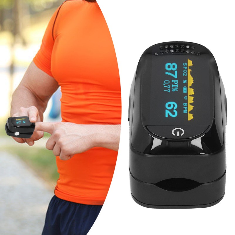Infrared Measurement OLED Fingertip Pulse Oximeter Blood Oxygen Saturation Monitor