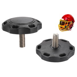 MOTAIN Thumb Screws Compatible for Riddell SpeedFlex Football Helmet,2 Pack Visor Clips Thumb Screws Fits Kids/Youth/Adult Helmet
