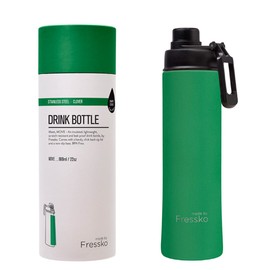 Fressko Insulated Stainless Steel Bottle Sip Lid 660ml, Clover