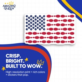 Bowling Stickers - Bowling Pins - Bowling Balls - 2 Pack - 5" Wide Design - Adheres to Laptops, Tumblers, and More - Made in The USA - AQS0573
