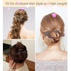 6 Pack Flat Hair Clips for Women Lay Down Claw