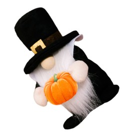 BIUDECO Thanksgiving Gnome Decoration Cute Autumn Dwarf for Tiered Tray Fall Home for Thanksgiving Party Harvest-Themed Gnome Ornament for Family and Friends