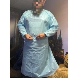 SAFETY ZONE PROGUARD ISOLATION GOWN WITH THUMB LOOP  SIZE 45" LENGTH BAG Of 10