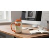 Soda Can Holder Set of 2, Gray & Orange, 12-Oz