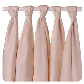 XKKO Mullwindeln - 100% Bio-Baumwolle - Bird Eye - (5 Stück) - 80x80cm