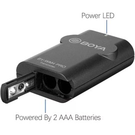 BOYA 2.4G Wireless Microphone Kit for USB-C Devices 1+1, Black, (BY-WM4PRO-K5)